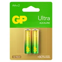 GP Ultra Alkaline AA LR06 B2 Batteries – 2PCS
