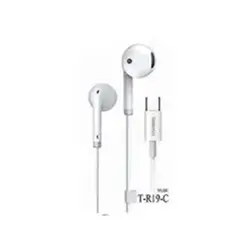Tranyoo Stereo Music earphone Type-C Plug T-R19C WHT