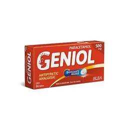 Geniol (Paracetamol 500mg) 16 Tablets_ELEA