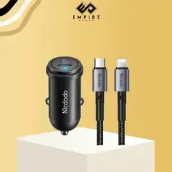 Mcdodo 30W PD Car Charger with USB-C to USB-C Cable