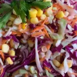Red and White Cabbage Salad