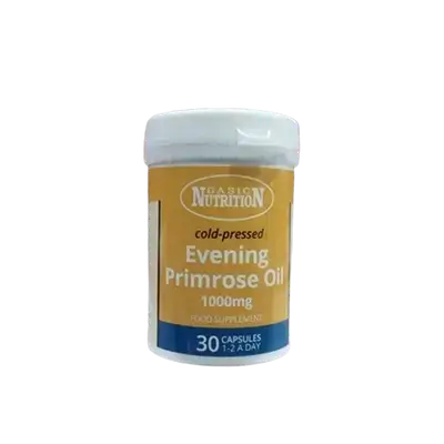 Evening Primrose Oil Cold Presses 1000mg 30Cap _ Basic Nutrition