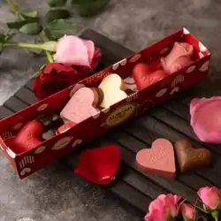 hearts and flowers box