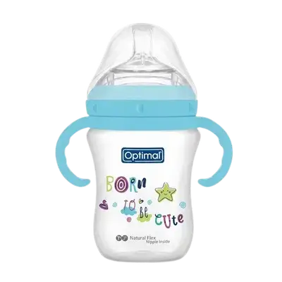 Mamilla Teat Double Anti Colic 2 From 6-18 Months BLUE 300ml OPB-1093(B) _ Optimal