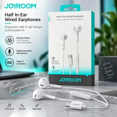 JOYROOM Earphones JR-EC05 Type-C