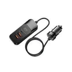 REMAX Car Charger 120W PD&QC (RCC355, Black)