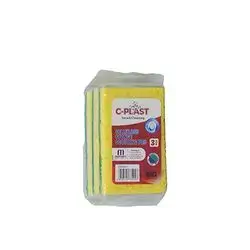 C-Plast Cellulose Sponge Scouring Pad 3 Pcs