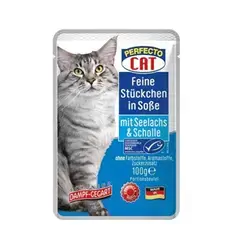 Perfecto Cat Feine cod & flounder 100g