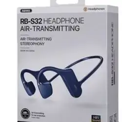 Remax Rb-S32 Air-Transmitting Bone Conduction Wireless Bluetooth Headphone - Blue