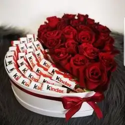 Heart Box And Chocolate