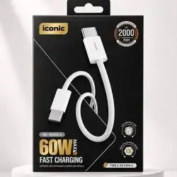 60w max output fast charging type-c to type-c 2m