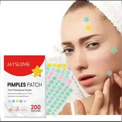 5pcs/Set Hydrocolloid Pimple Patch Star Shape Covering Zits And Blemishes
