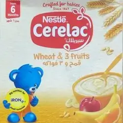 Nestle Cerelac Wheat & 3 Fruits 125g