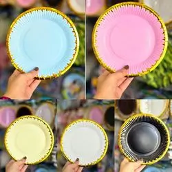 disposable paper plate