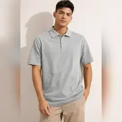 SUMWON Men's Polo T-Shirt - Larg