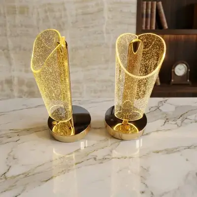 2 sets of bedside lamps, table lamps, reading lamps, desk lamps, including 3 colors