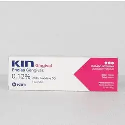 kin gingival toothpaste 0.15 % chlorhexidine fluoride 75ml