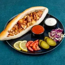 Double Chicken Shawarma With Samoon
