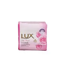 Lux Soap Bar Soft Touch Fresh Rose And Almond Oil 3 Pcs 80 Gm