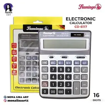 Electronic Calculator-flamingo