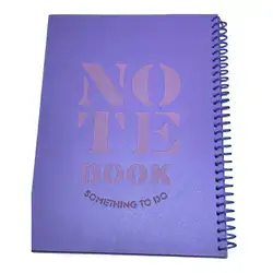 Plastic Log Book 2 part-colorful