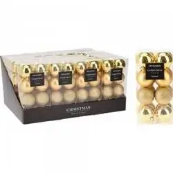 Koopman Xmas Ball 16X 50Mm Gold