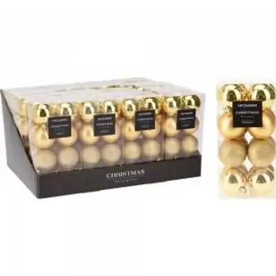 Koopman Xmas Ball 16X 50Mm Gold