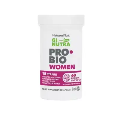 NaturesPlus GI Natural® Probiotic Women - 30 Capsules