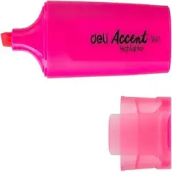 Deli Highlighter Pen, Pink