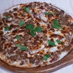 Minced Meat Pizza With Cheese