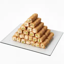 Turkish fitil delight flavour of milk and pistachios and kunafa
