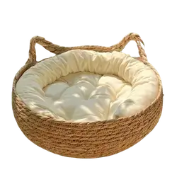 E382 – Cat Ear Nest with White Cushion