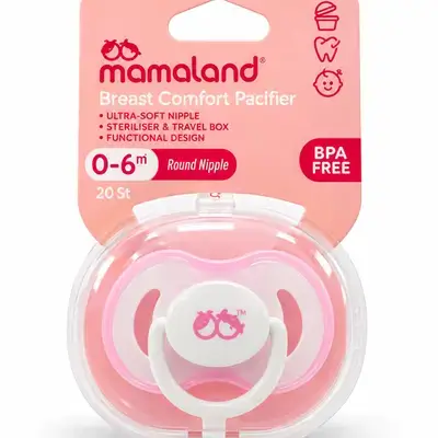 Namaland breast comfort pacifier 0-6m round nipple
