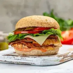 Double Chicken Burger