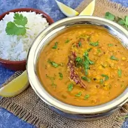 Dal Fry + Steam Rice