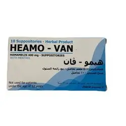 Heamo-Van 10 suppositories with menthol herbal product