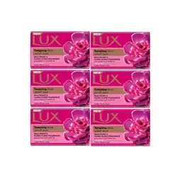 LUX Bar Soap for fragrant glowing skin, Tempting Musk, with Wild Peony and Ylang Ylang Fragrance, 120g x 6
