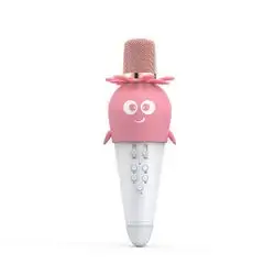 K5 Portable Wireless Karaoke Microphone – Pink / Orange / Blue