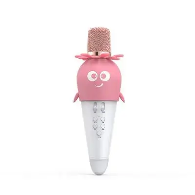K5 Portable Wireless Karaoke Microphone – Pink / Orange / Blue
