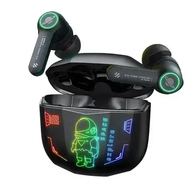ONIKUMA T36 RGB Gaming Wireless Earbuds – Black