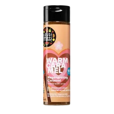Tutti Frutti Warm Caramel Regenerating Exfoliante Creamy Wash Scrub with Cinnamon Scent 200ml _ Farmona