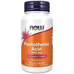 NOW vitamin B5 pantothenic acid 500mg- 100caps