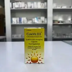 ColeVitD3 25,000IU 15capsules