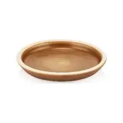 Terracotta Flower Pot Saucer No:5 White