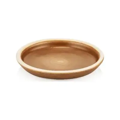 Terracotta Flower Pot Saucer No:5 White