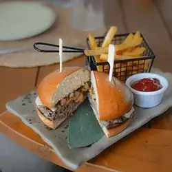 Swiss Mushroom Burger