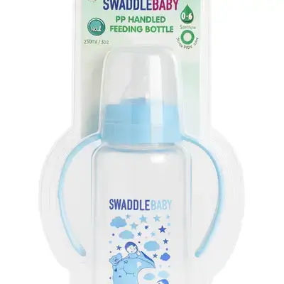 SwaddleBaby PP Handled Feeding Bottle (250 ml / 8 oz)