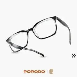 Porodo Lifestyle Perea Anti-Blue Light Glasses - Black