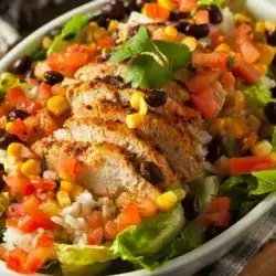 Mexican Chicken Strips Salad