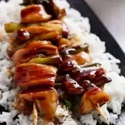 Chicken Khusiyki With Plain Rice (3 Pcs)